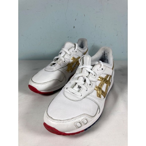 Size 9.5 ASICS GEL-Lyte III KITH Ronnie Fieg Tokyo Gold / White 1203A044 100 main image 10